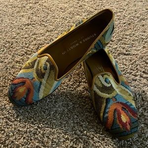 Colorful Stubbs & Wootton Needlepoint Loafers